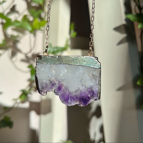 🎄Amethyst Necklace - Picture 4 of 6